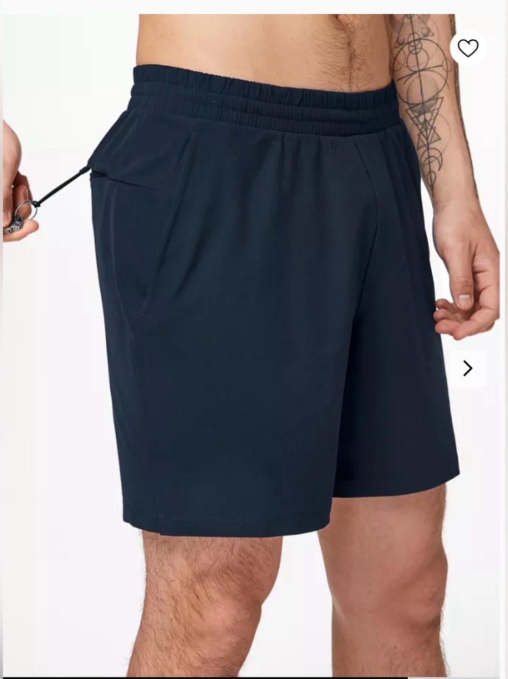 Lululemon Chanel Cross Swim Short  7” Navy , size M